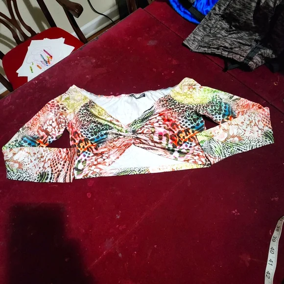 Snakeskin & Leopard Print Halter Top & Skirt outfit - Picture 4 of 15